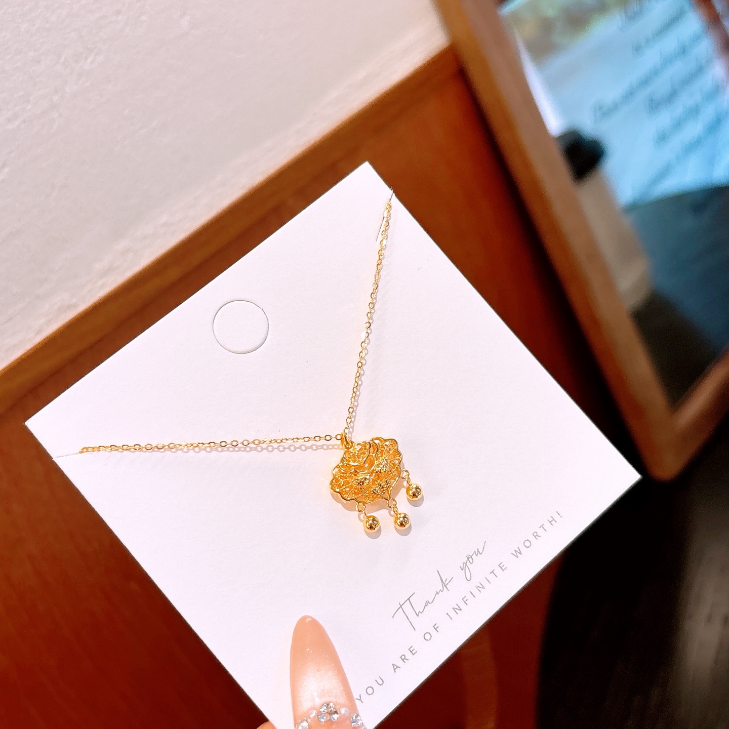 Fine Silver Necklace Dainty Self-love Silver