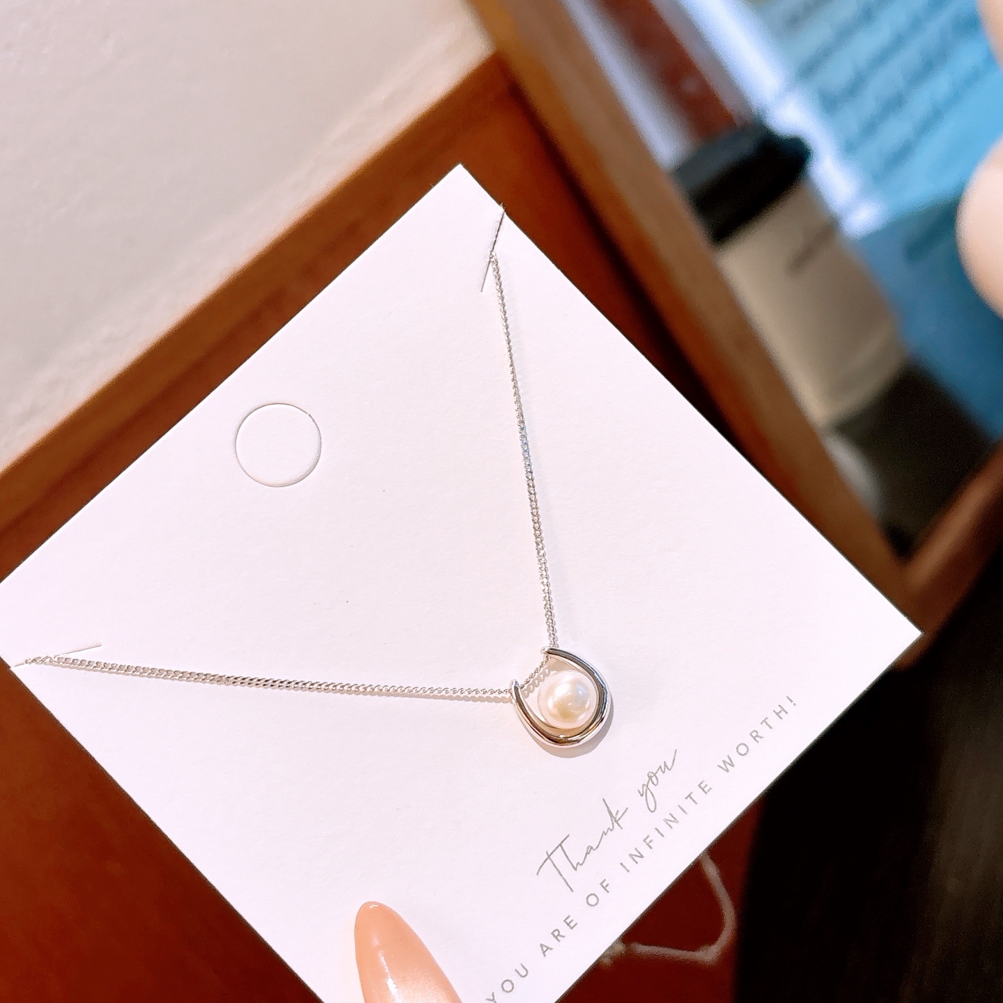 インスタ風ニッケル無添加銀ネックレスゴールド ギフト