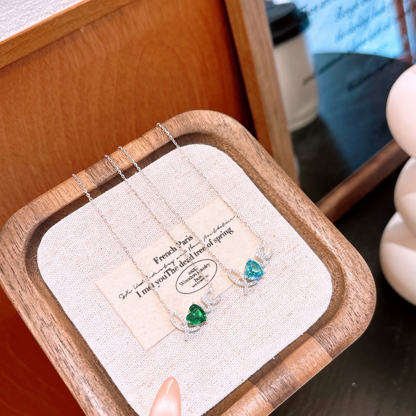 925 Silver High Carbon Diamond Necklace Chic Annual Party Silver