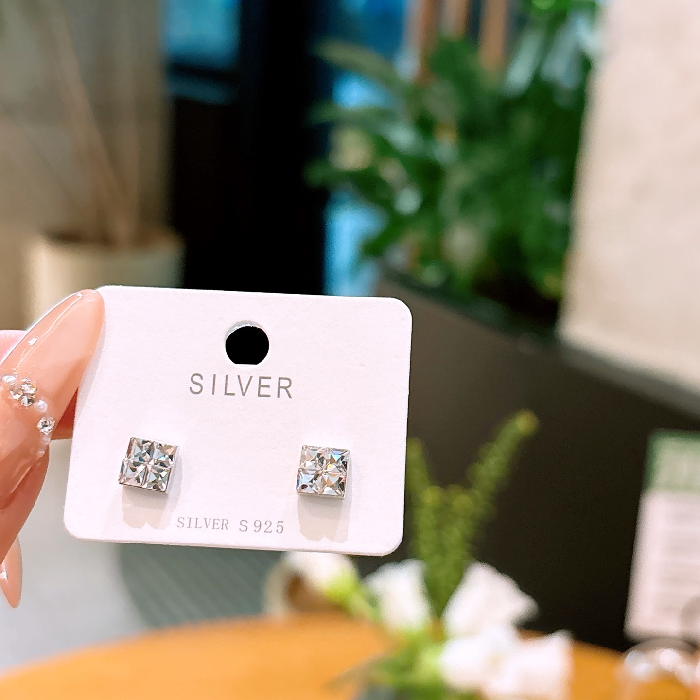 Fine Silver Earrings Sweet & Cool Wedding Gold