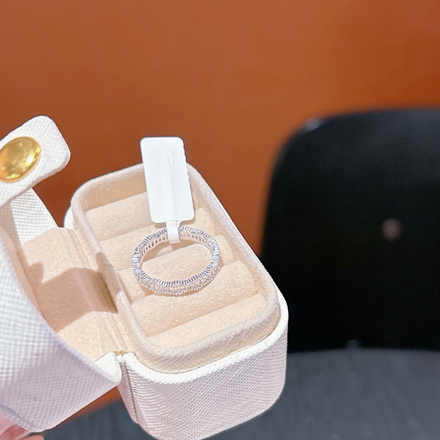 925 Silver Ring Precision Graduation Gold