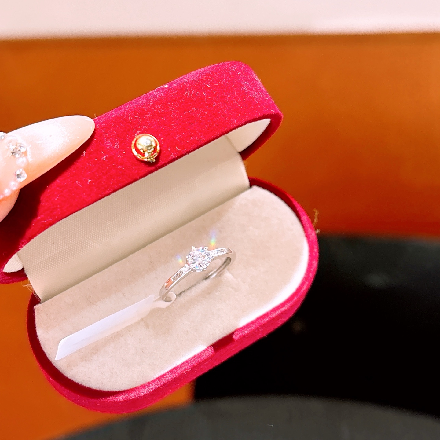 925 Silver Ring Artistic Father's Day Gold