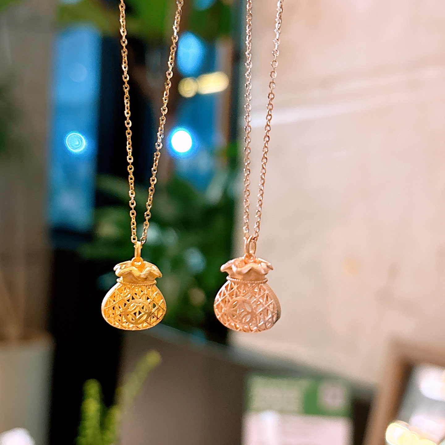 Solid Silver Necklace Premium Wedding Registration Gold