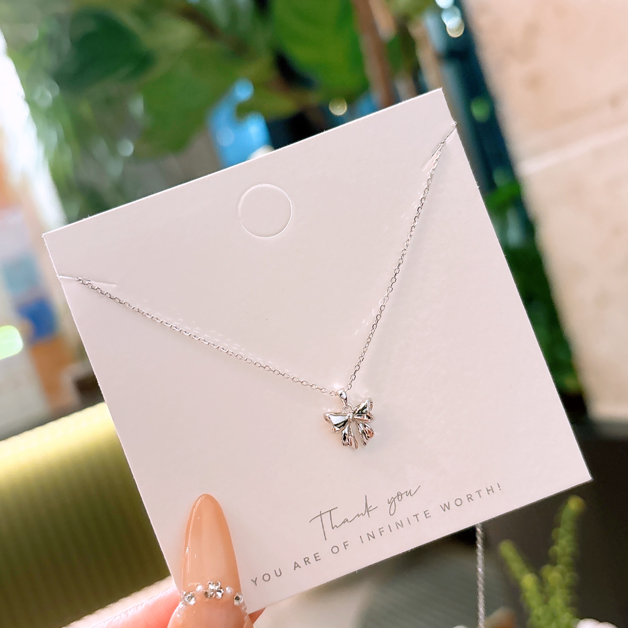 Nickel Free Silver Necklace Soft Spring Festival Silver