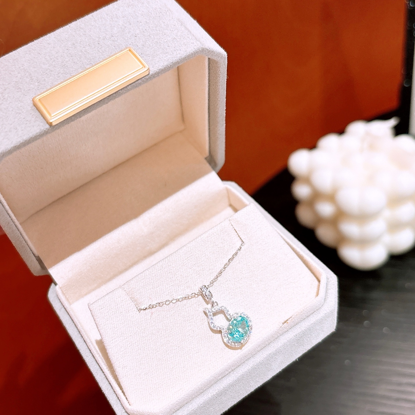 High Polish Silver High Carbon Diamond Necklace Ultra Minimal Bestie Gift