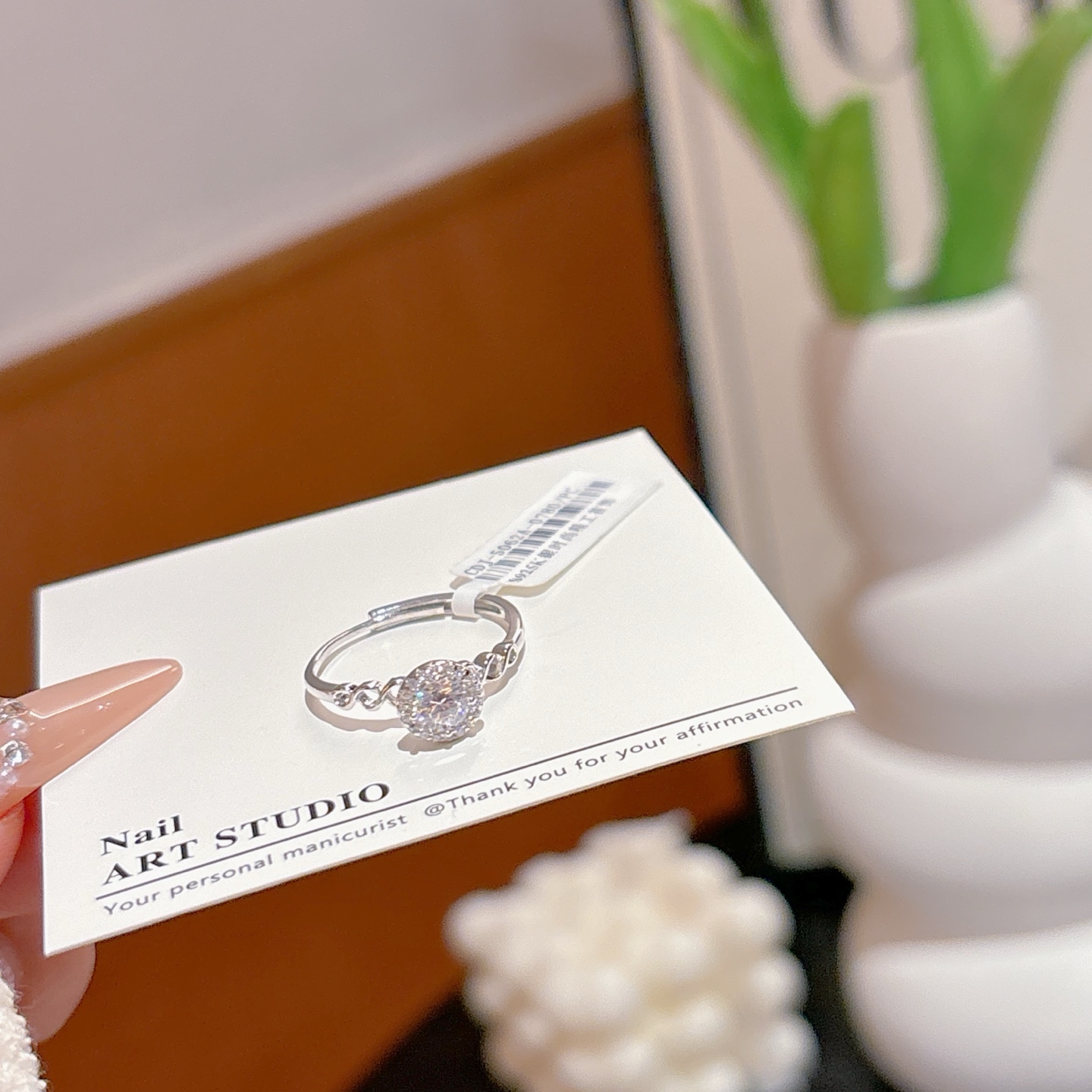 Nickel Free Silver Ring Girly Workplace Gold