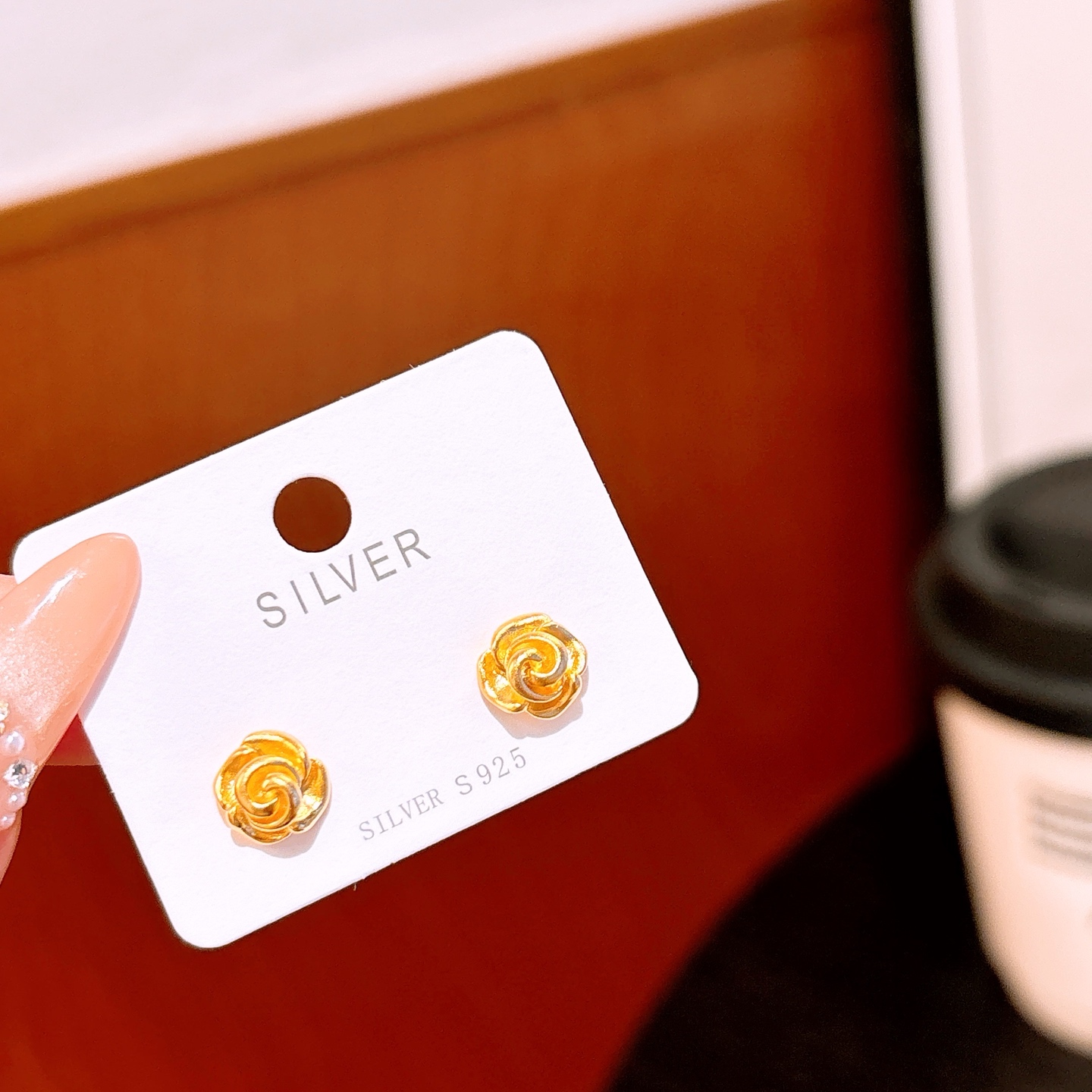 S925 Sterling Silver Earrings Unique Gift for Her Silver