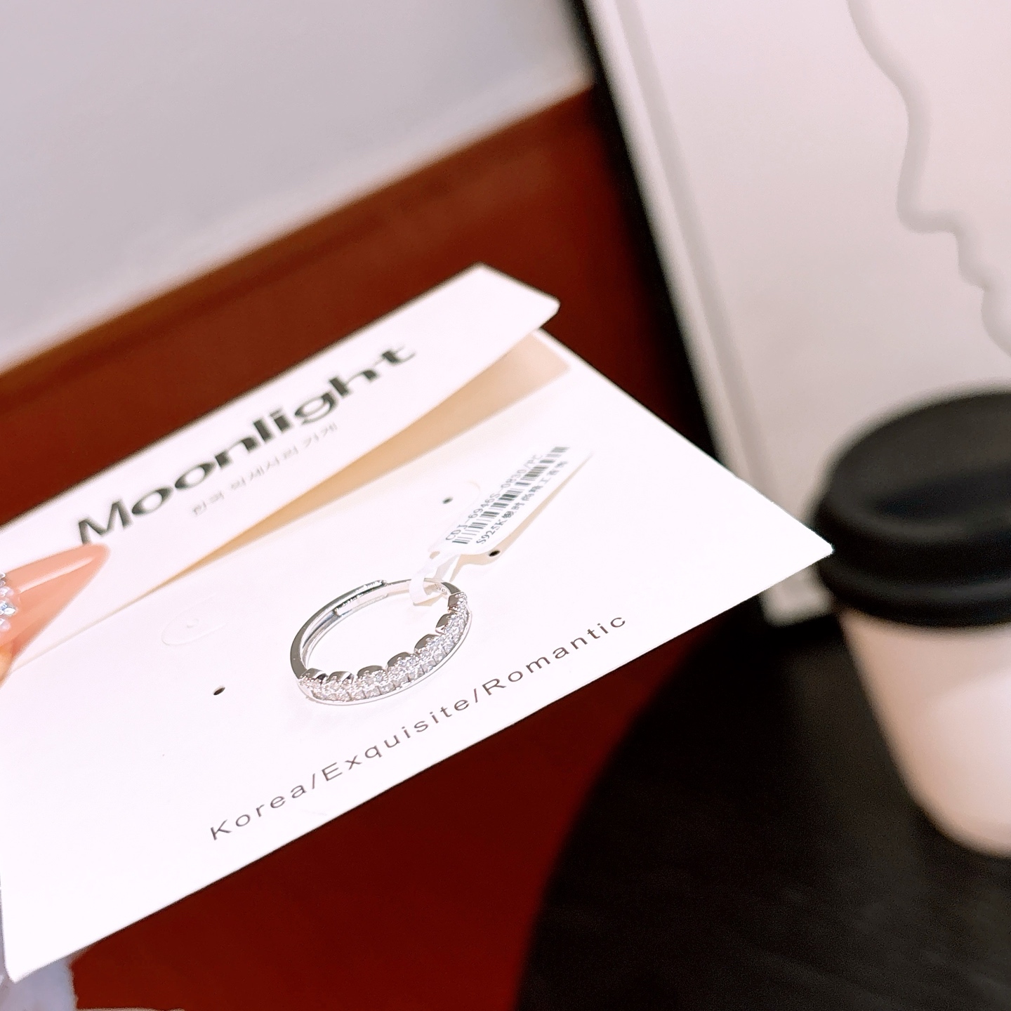 Low Allergy Silver Ring Girly Father's Day Silver