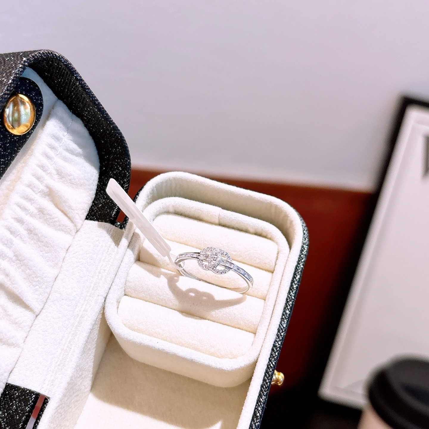 S925 Sterling Silver Ring Intellectual Gift for Her Silver