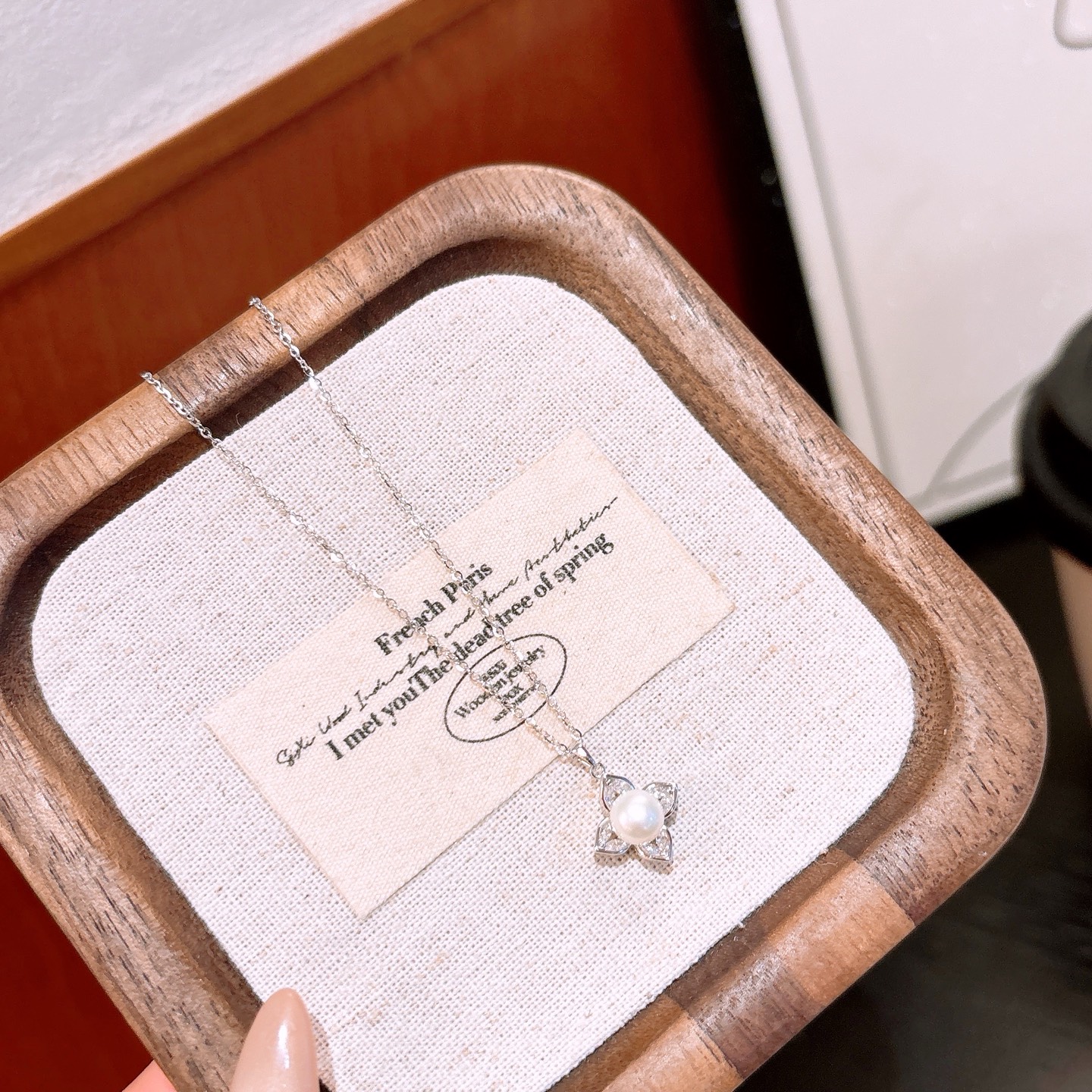 Solid Silver Necklace Delicate Travel Gold