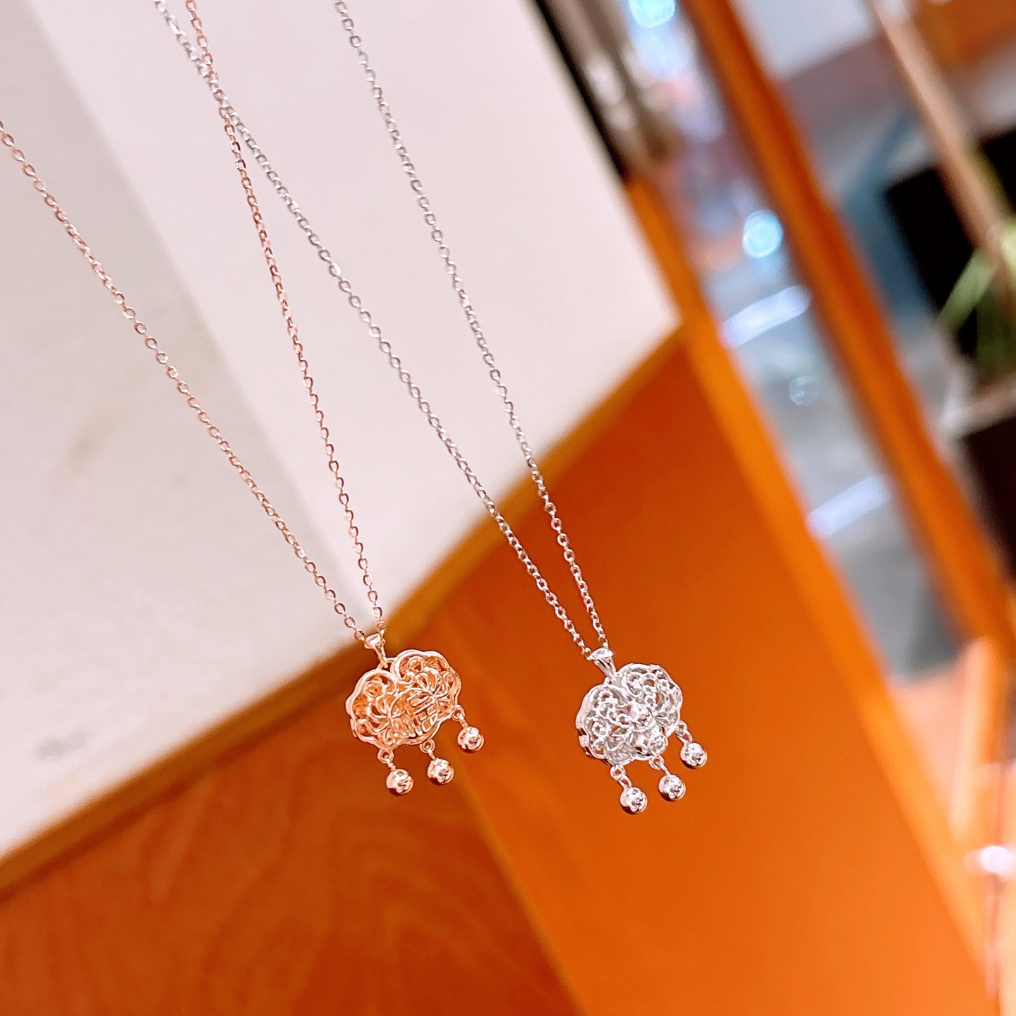 ファッションニッケル無添加銀ネックレスゴールド プロポーズ