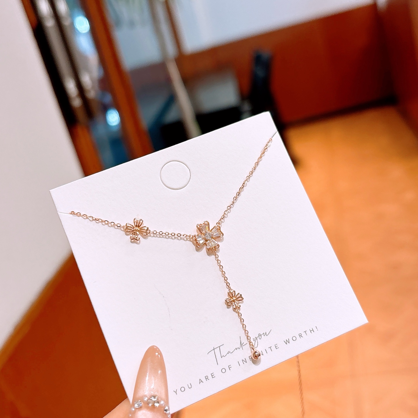 S925 Sterling Silver Necklace Korean Style Engagement Silver