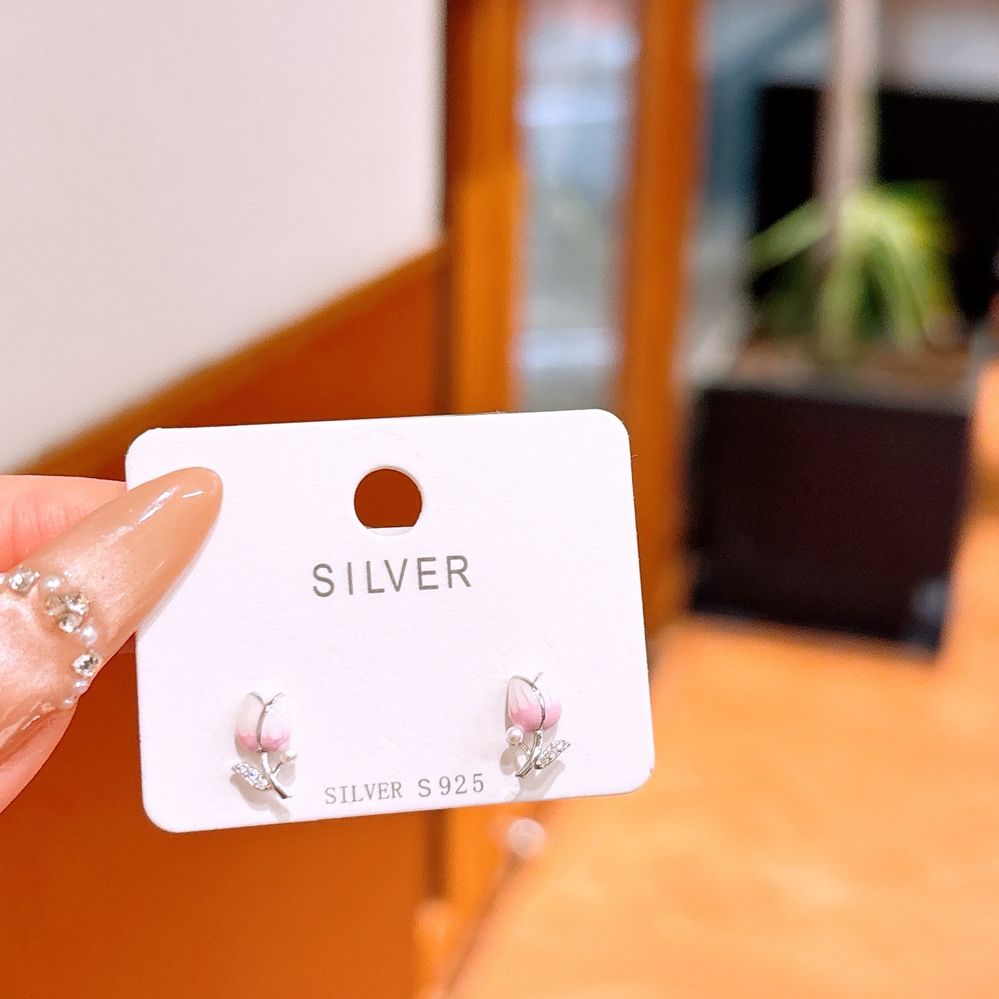 Nickel Free Silver Earrings Ethereal Banquet Gold