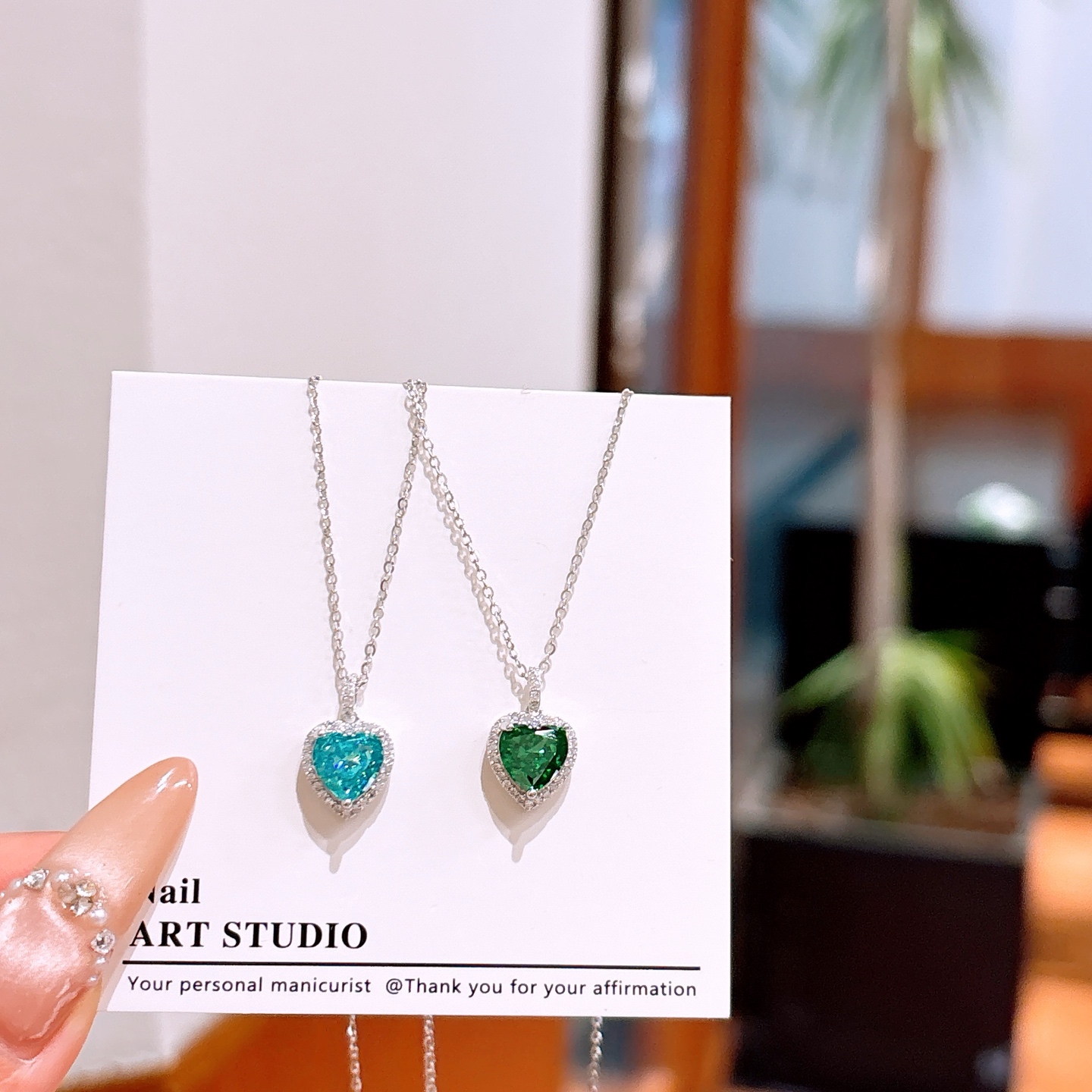 S925 Sterling Silver High Carbon Diamond Necklace Romantic Birthday