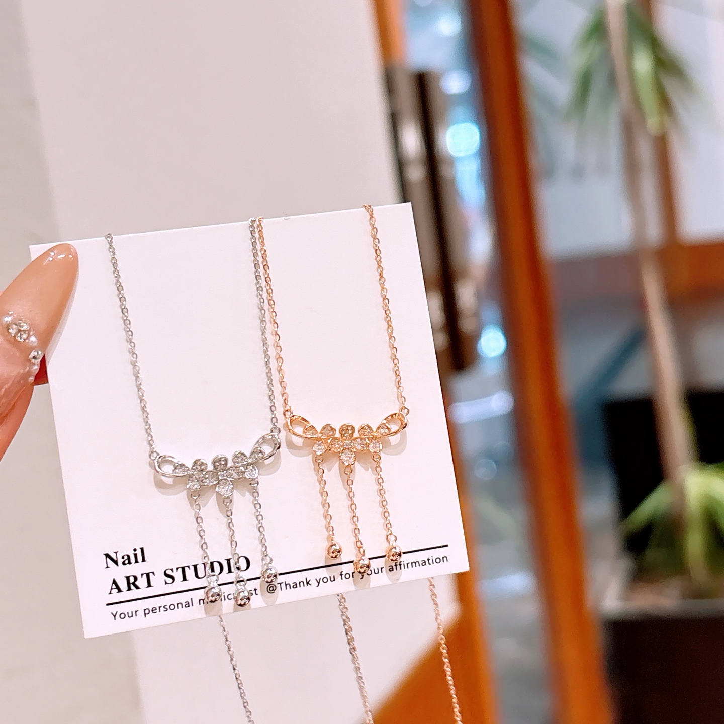 Solid Silver Necklace French New Year Silver