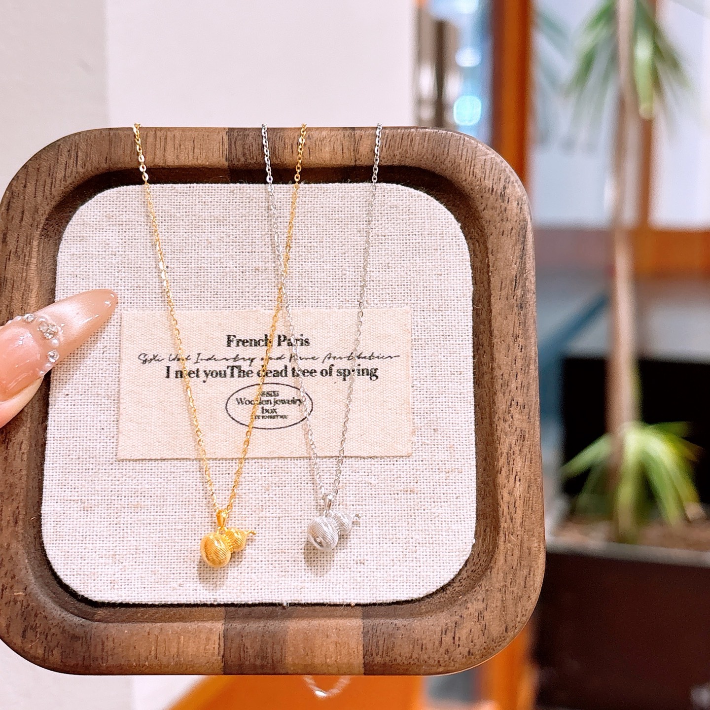 Nickel Free Silver Necklace Playful New Year Silver