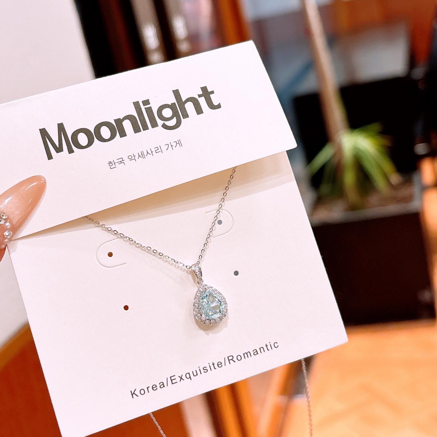 S925 Sterling Silver High Carbon Diamond Necklace Elegant Proposal