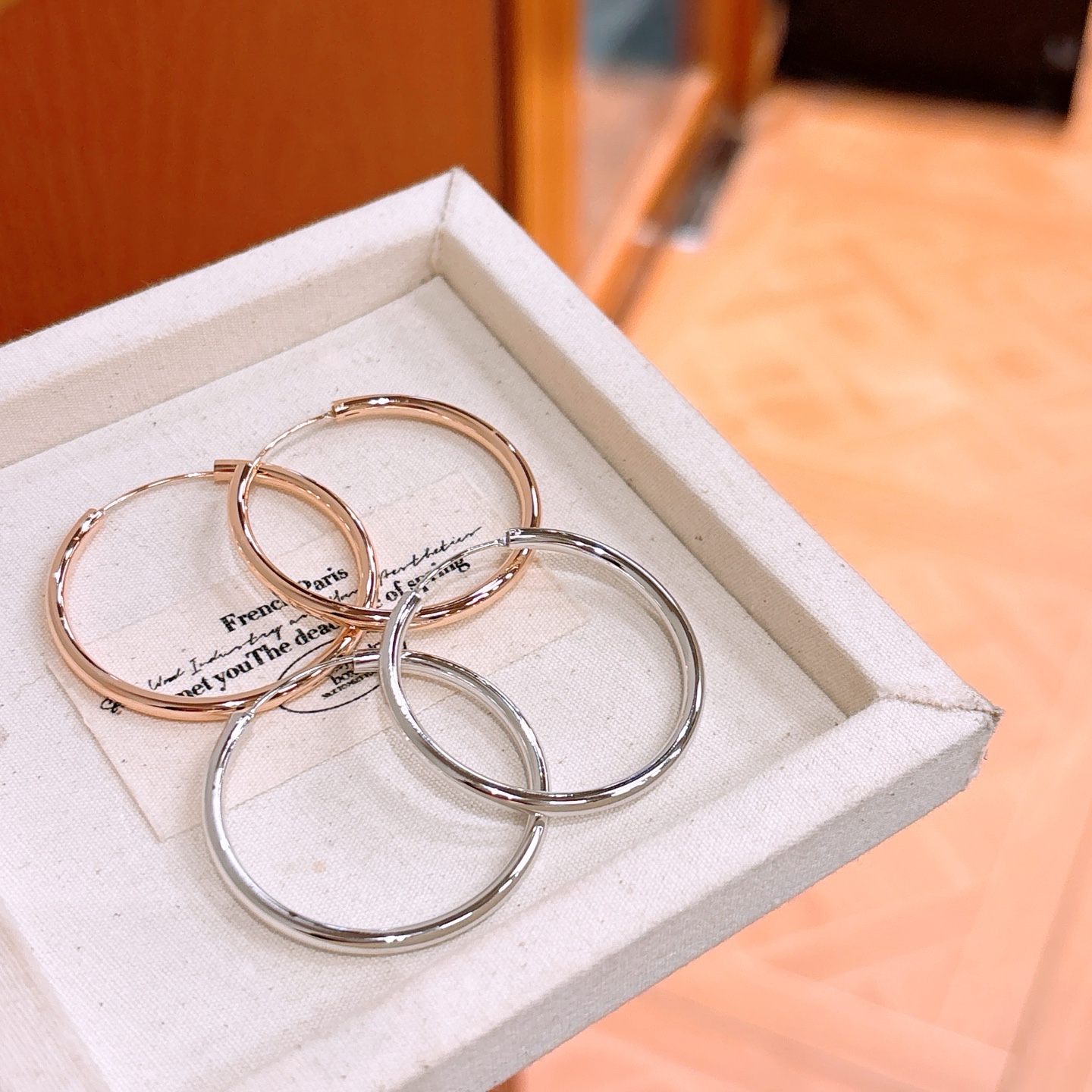 Solid Silver Hoop Earrings Chic Gift for Her Silver