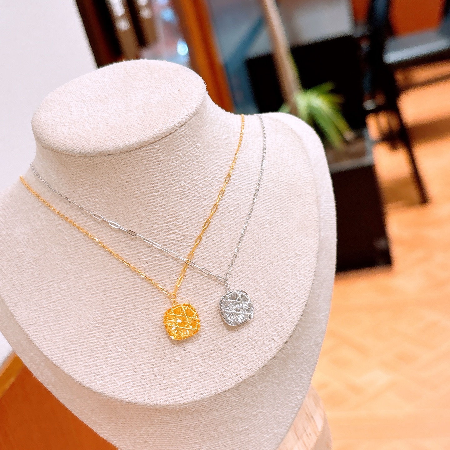 Low Allergy Silver Necklace Ultra Minimal Confession Gold