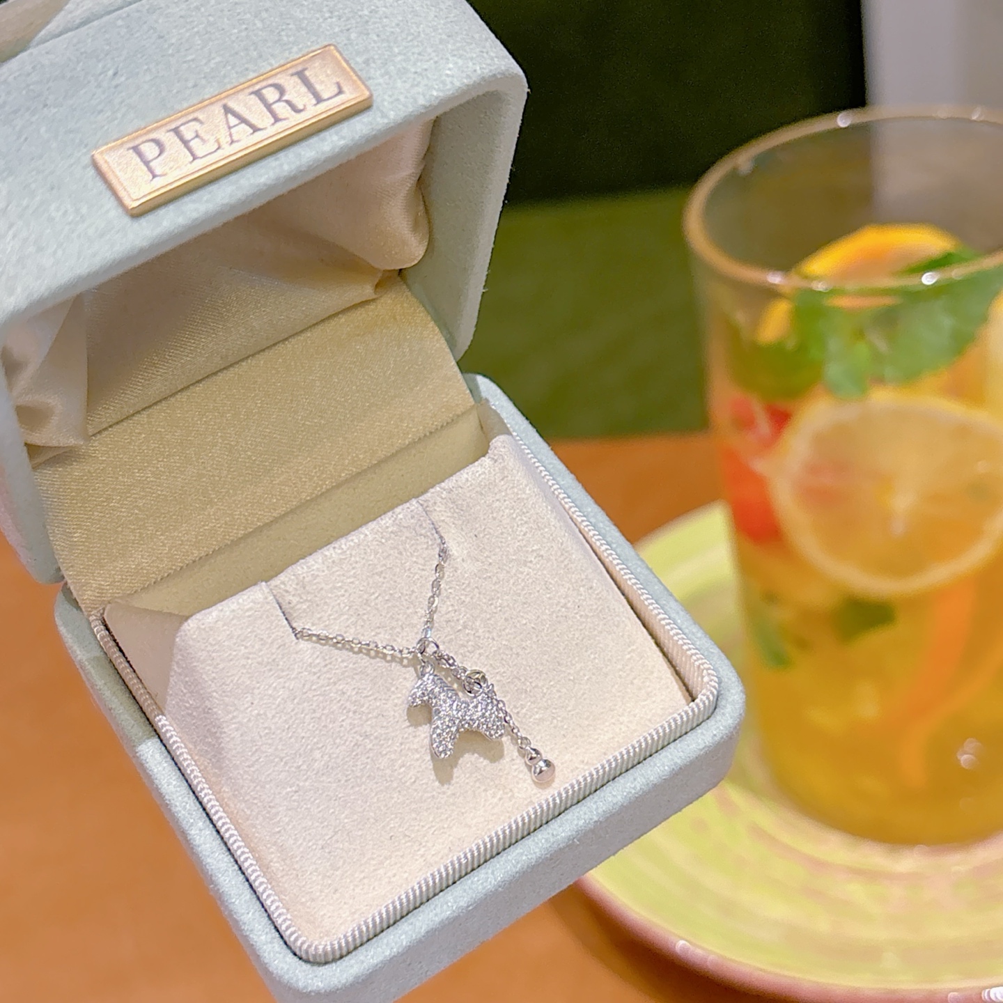 Fine Silver Necklace Sweet & Cool Valentine's Day Gold