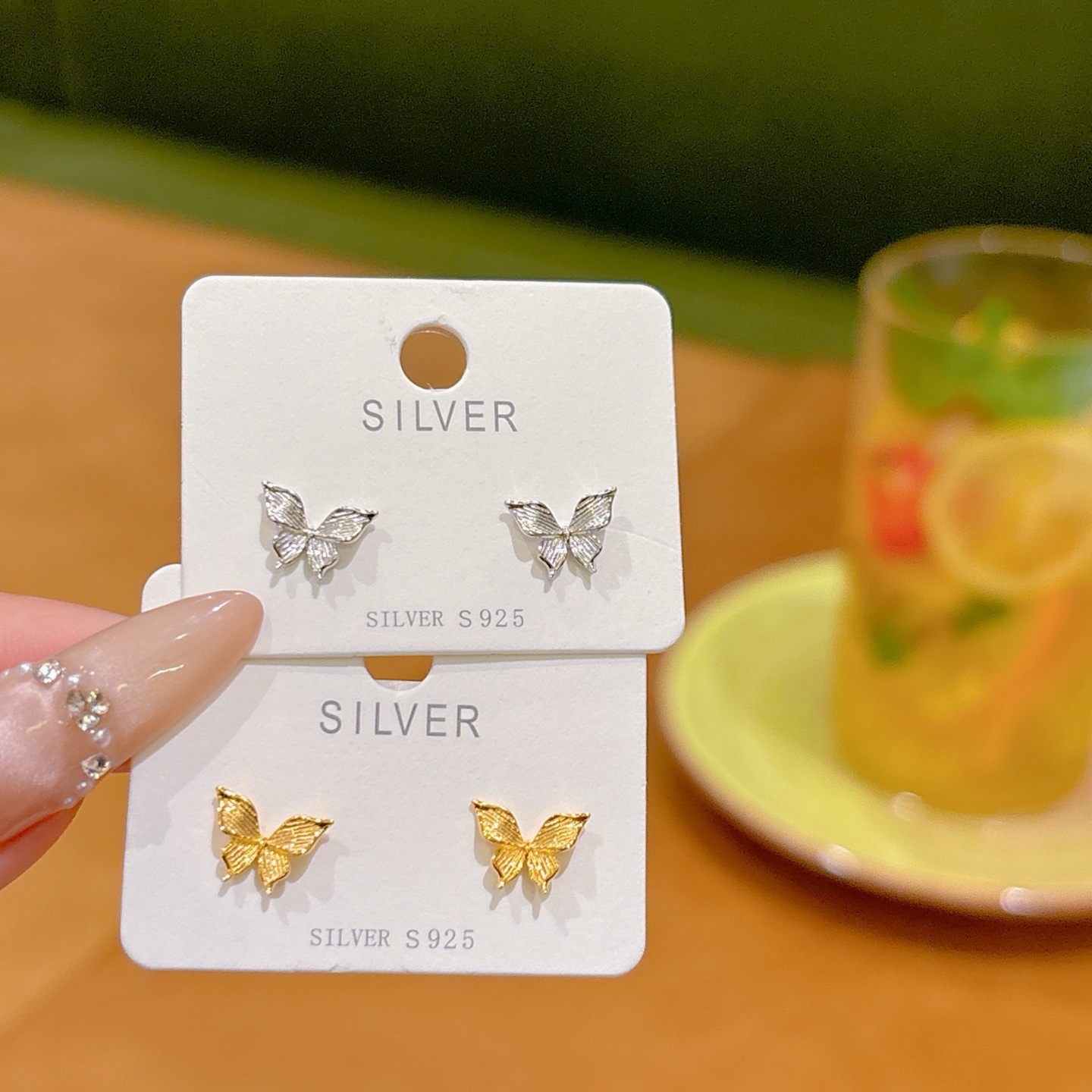 Solid Silver Earrings Delicate Father's Day Silver