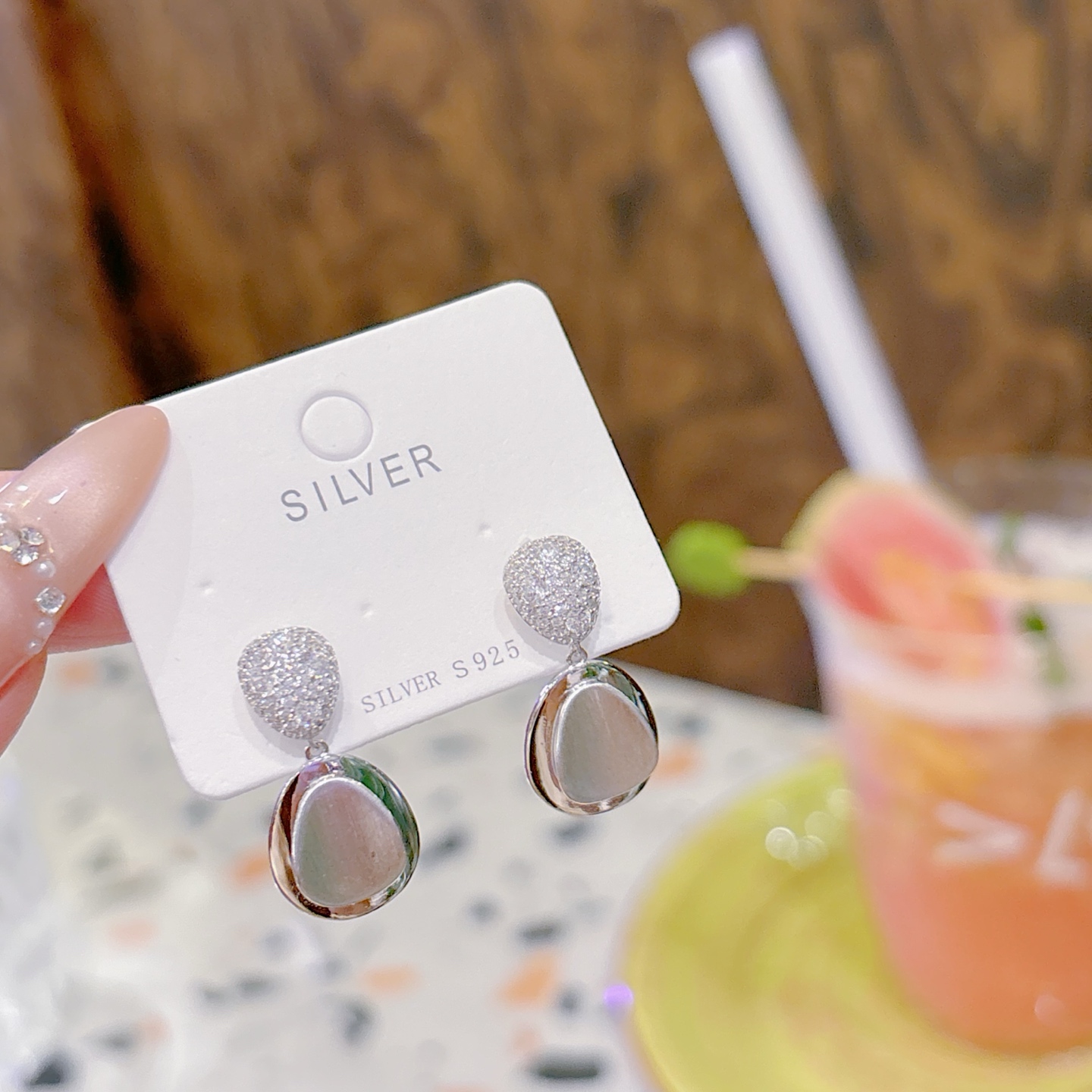 Nickel Free Silver Earrings Gentle Banquet Silver