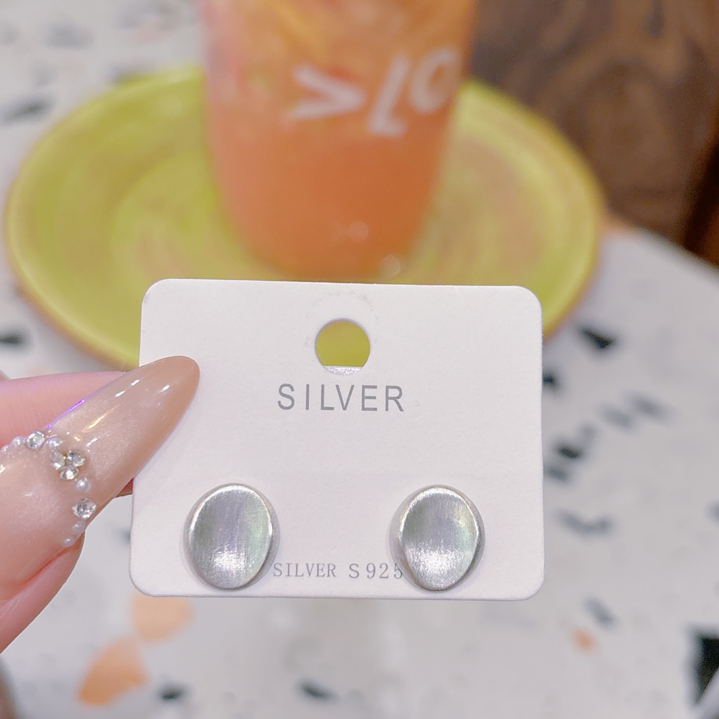 Low Allergy Silver Earrings Sweet Teacher's Day Gold