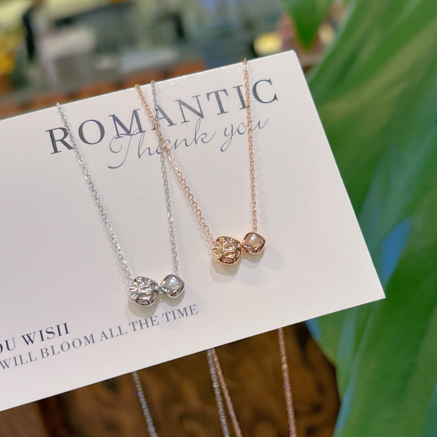 Hochglanzpoliertes Silber Kette Filigran Jahresfeier Silber