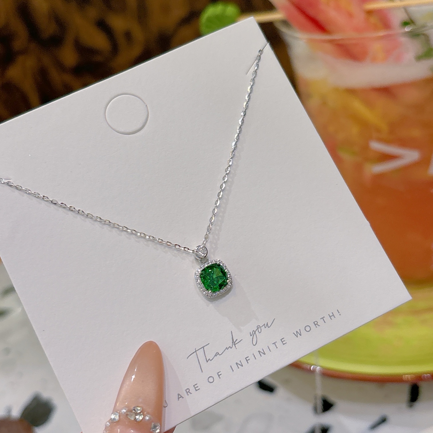 High Polish Silver High Carbon Diamond Necklace Pure Wedding Registration