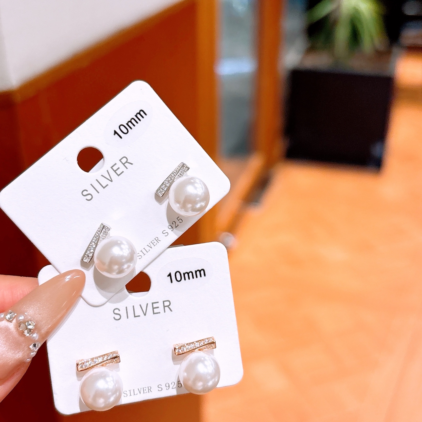 Low Allergy Silver Earrings Sweet & Cool Christmas Silver