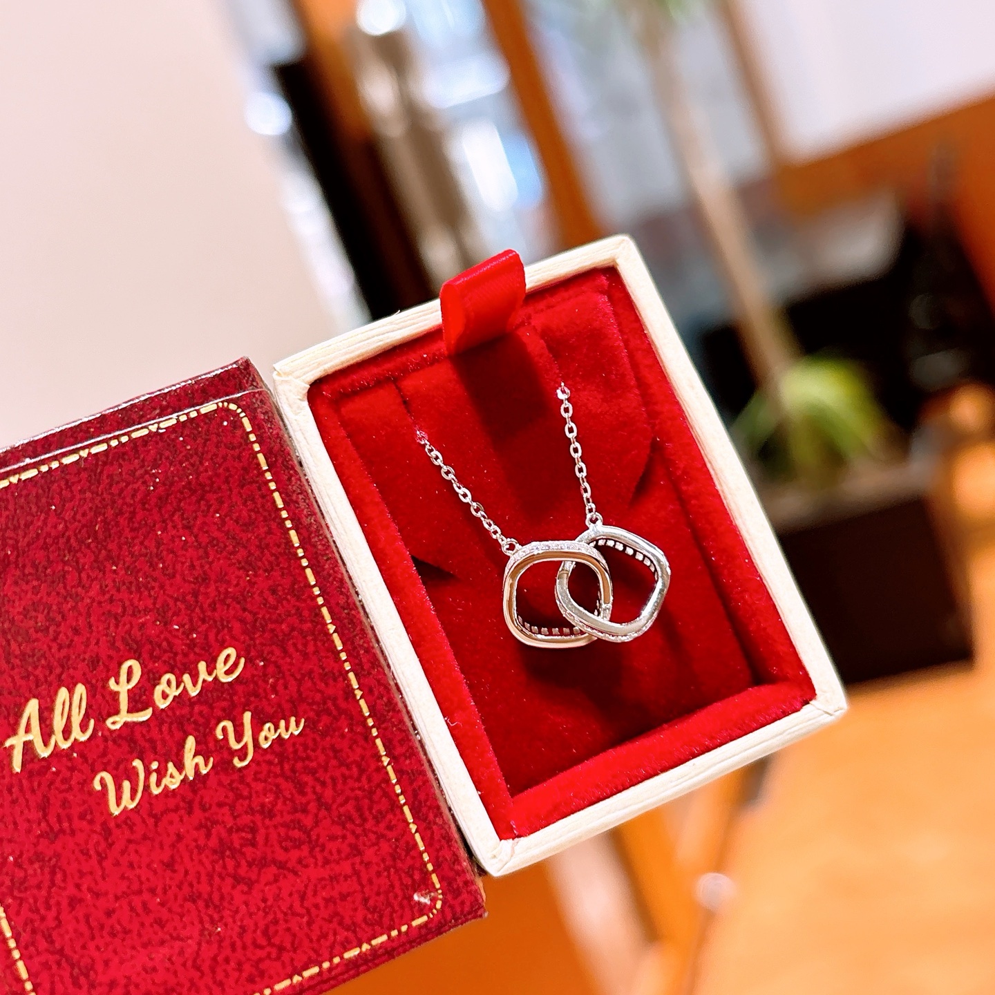 Solid Silver Necklace Cute Workplace Silver