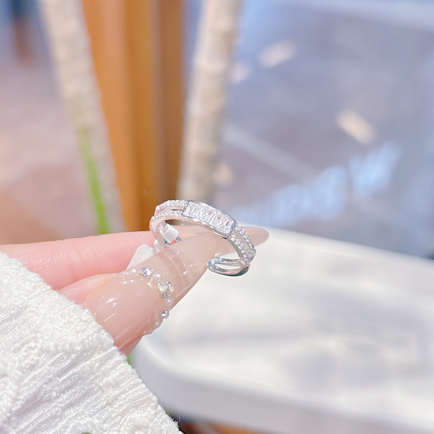 ラグジュアリーファインシルバーリングシルバー 職場