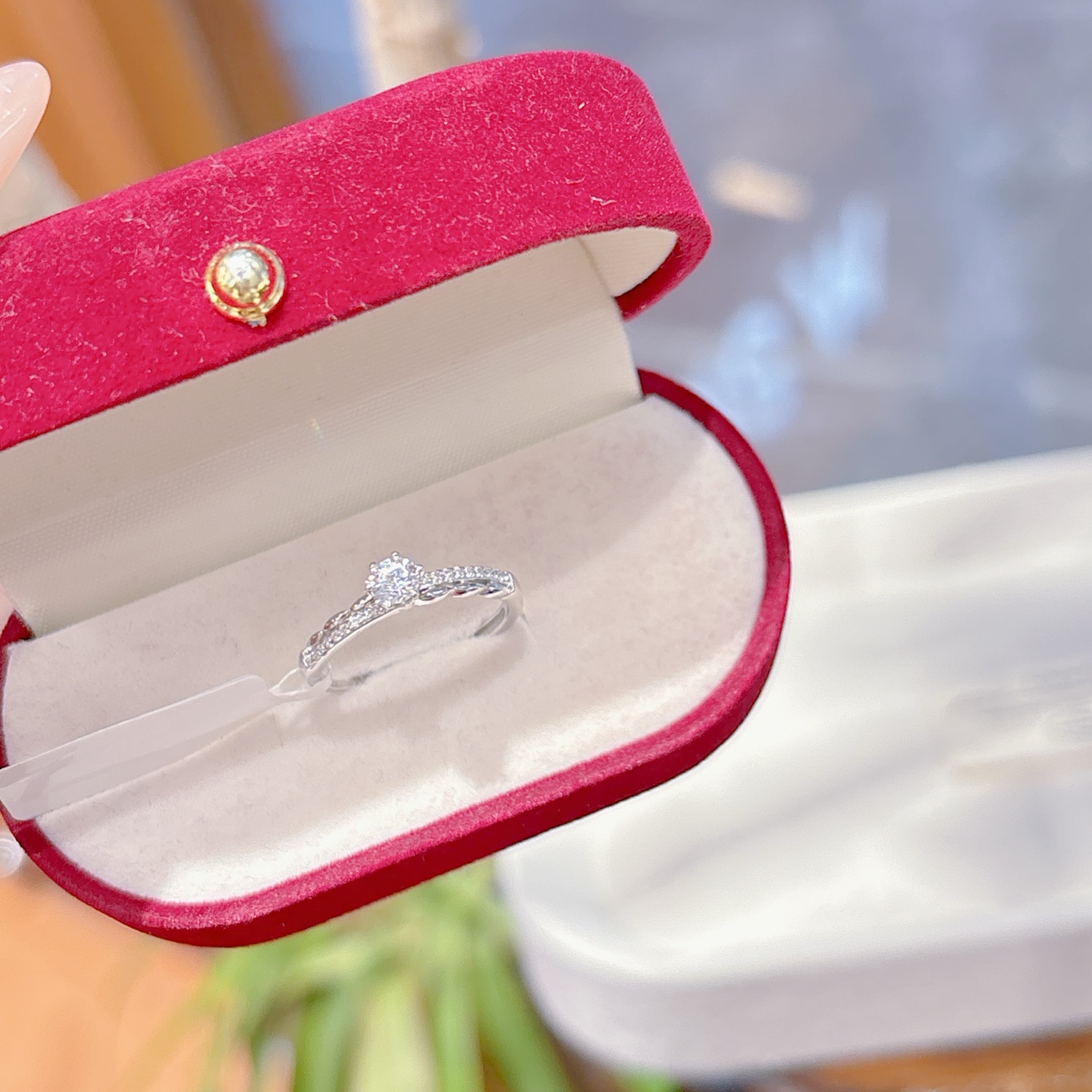 柔らかニッケル無添加銀リングゴールド 日常使い