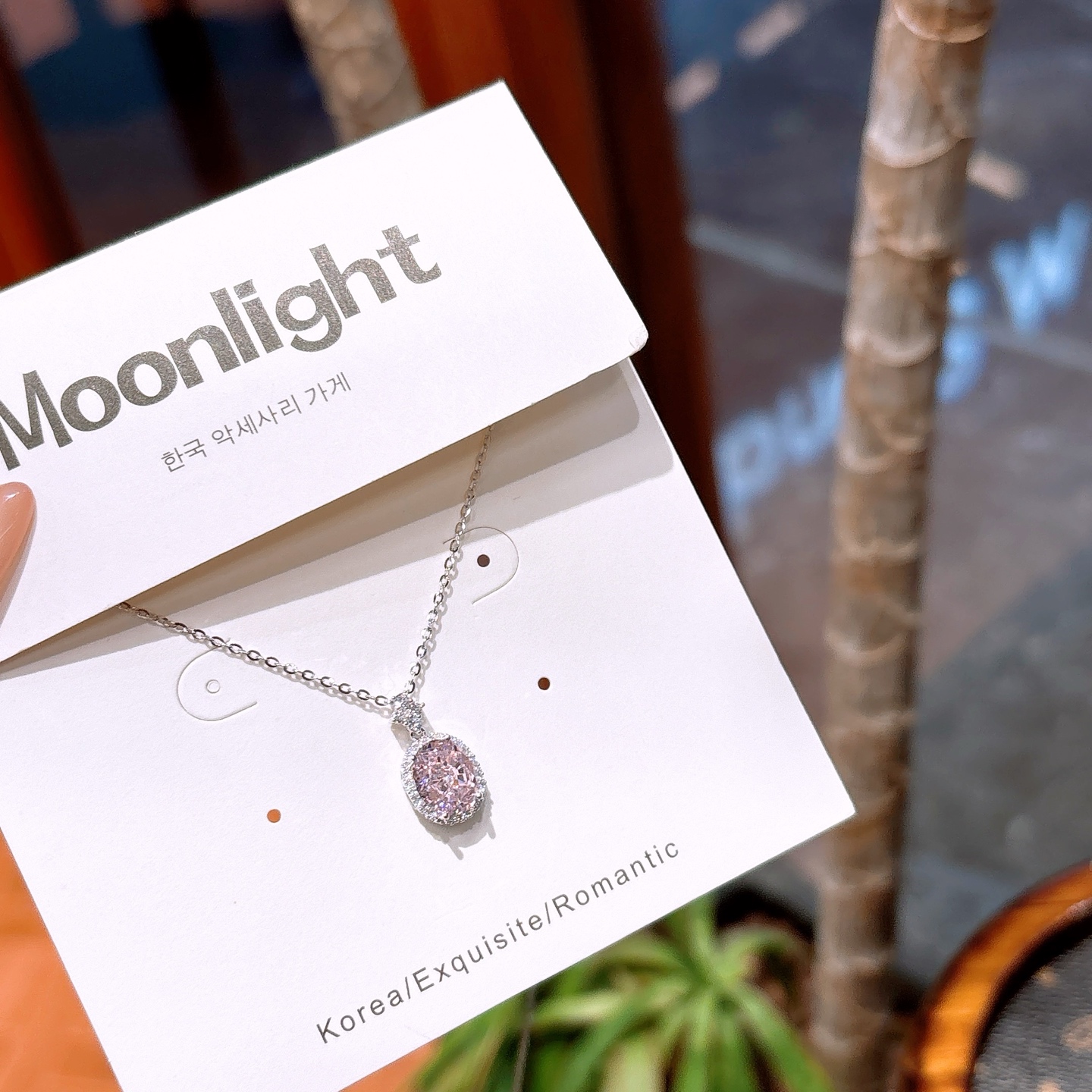 Fine Silver High Carbon Diamond Necklace Artistic Everyday Wear Gold