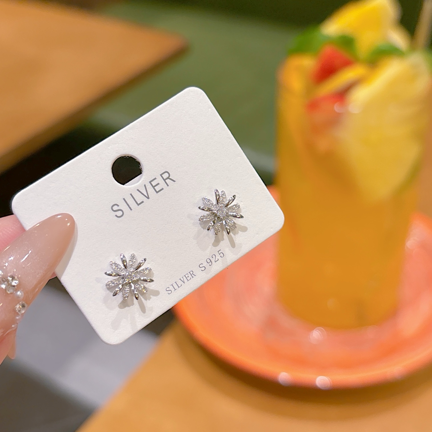 Hypoallergenic Silver Earrings Ultra Minimal Proposal Gold