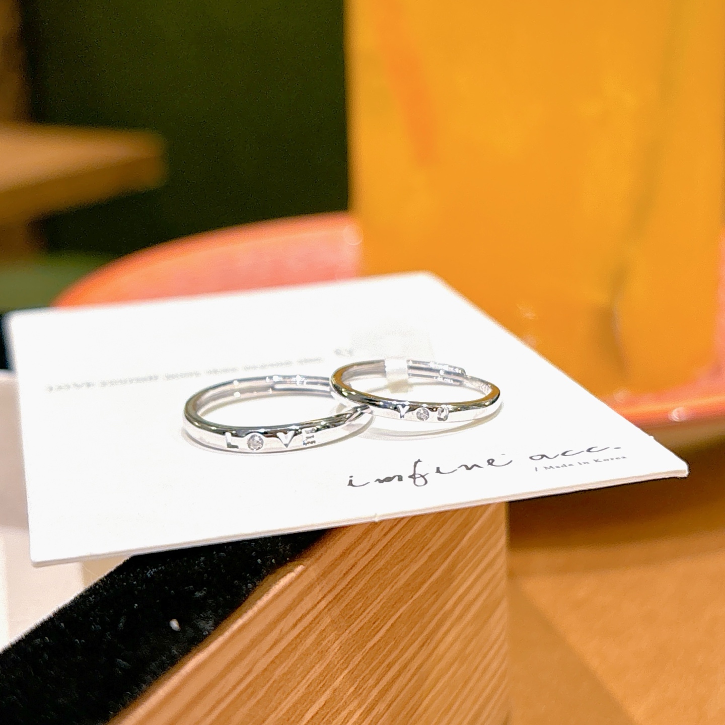 Fine Silver Couple Rings Fashion Date Night Silver