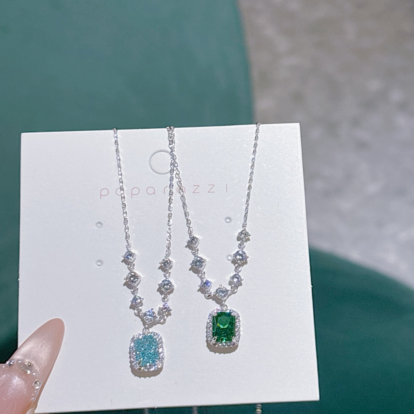 Nickel Free Silver High Carbon Diamond Necklace Forest Confession Gold