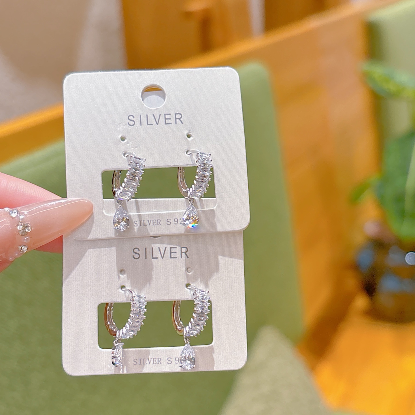 High Polish Silver Ear Cuffs Chic Father's Day Gold