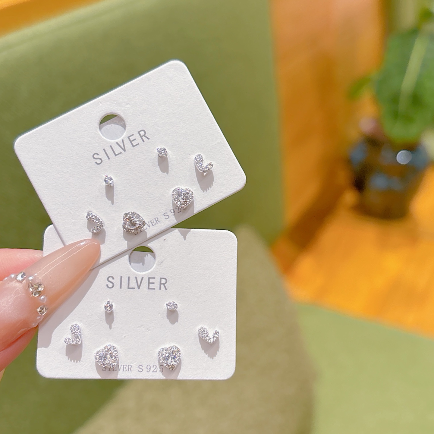 Solid Silver Earrings Playful Engagement Silver