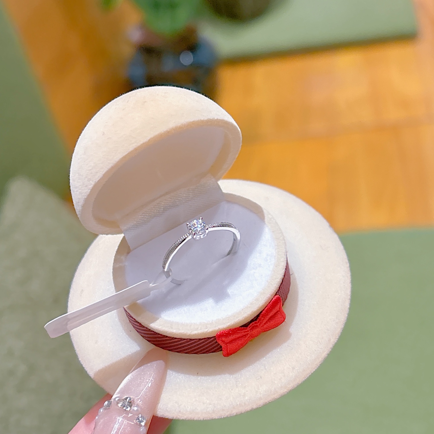 ラグジュアリーファインシルバーリングゴールド 婚姻届提出