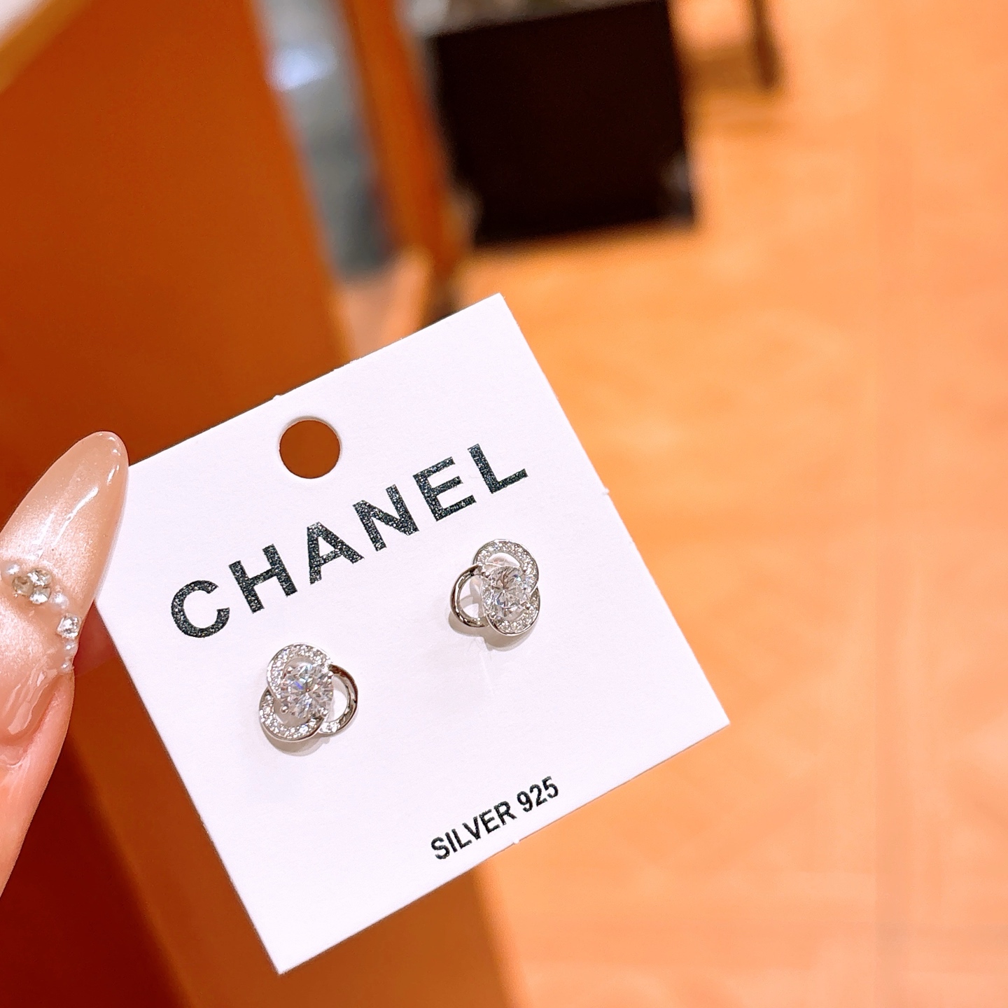 Nickel Free Silver Earrings & Necklace Set Intellectual Bestie Gift