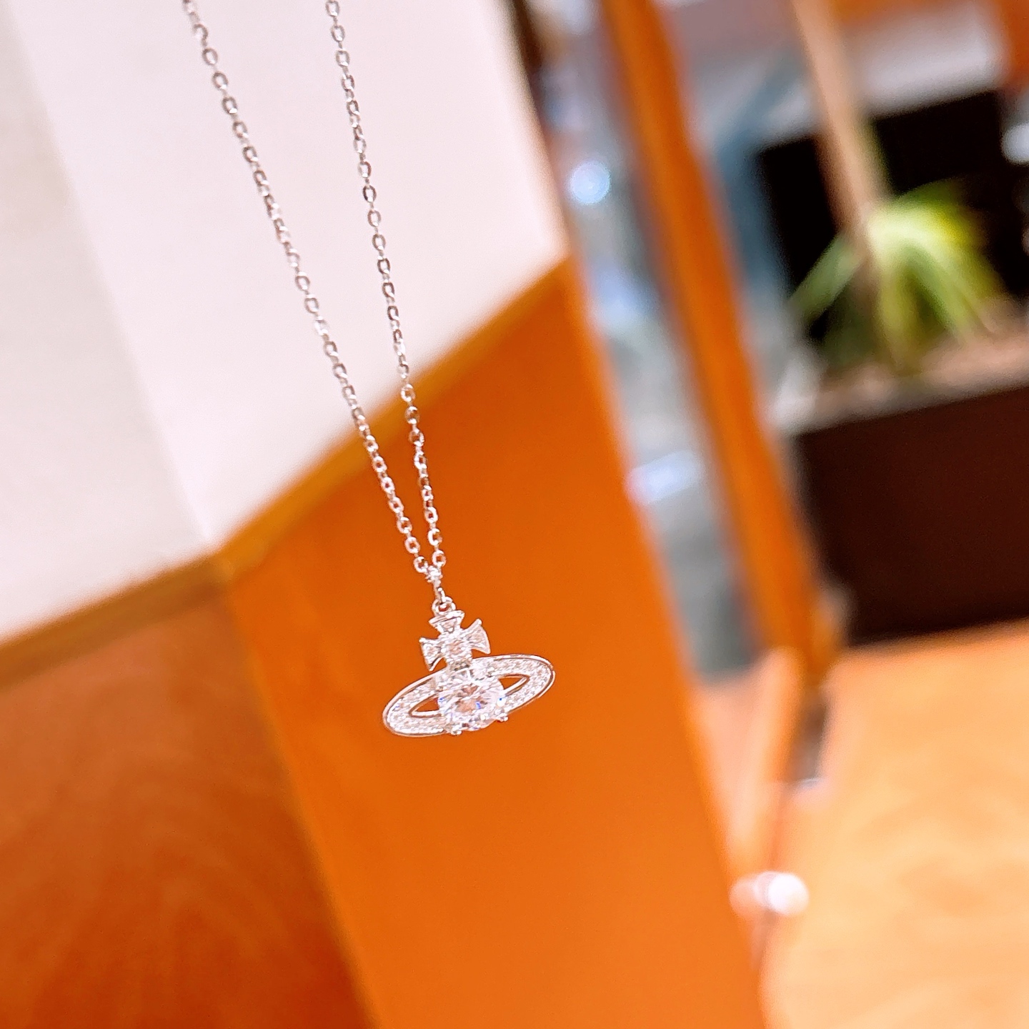 S925 Sterling Silver Earrings & Necklace Set Gentle Christmas Silver