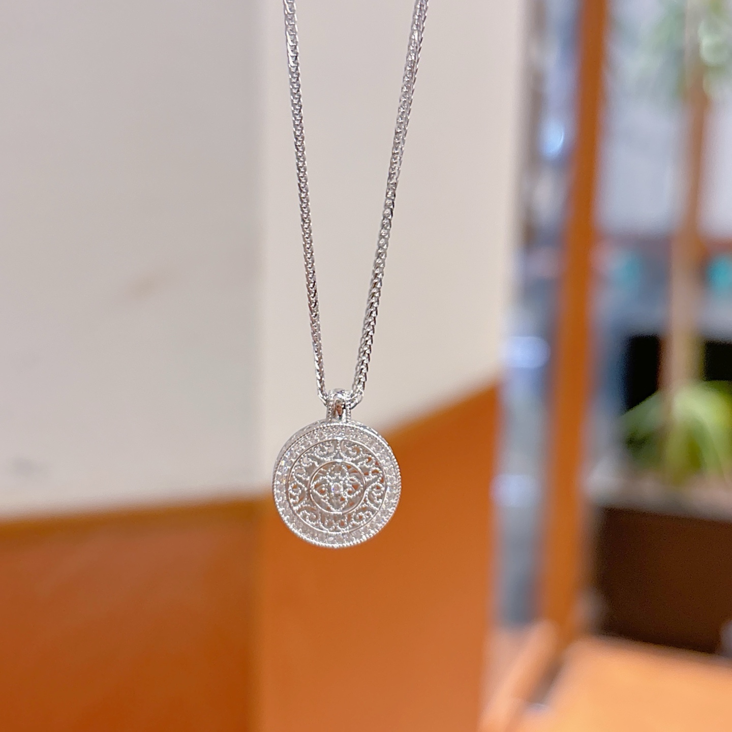 925 Silver Necklace Elegant Everyday Wear Gold