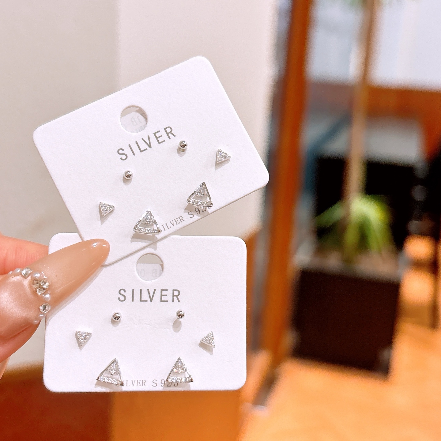 S925 Sterlingsilber Ohrringe Filigran Geschenk für sie Silber