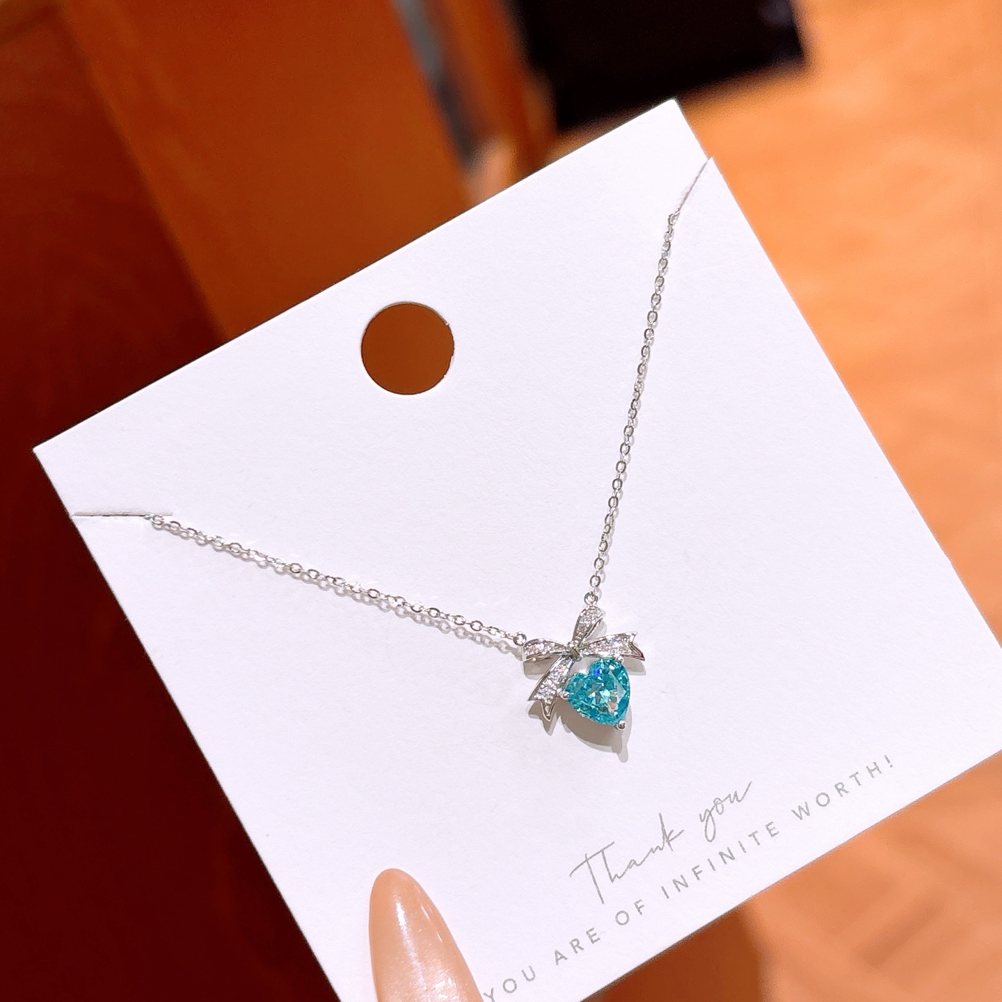 Hypoallergenic Silver High Carbon Diamond Necklace Gentle Wedding Gold