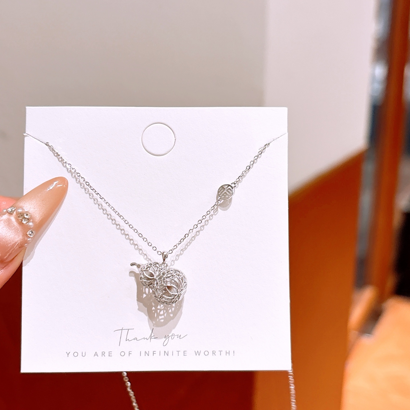 925 Silver Necklace Lively Workplace Gold