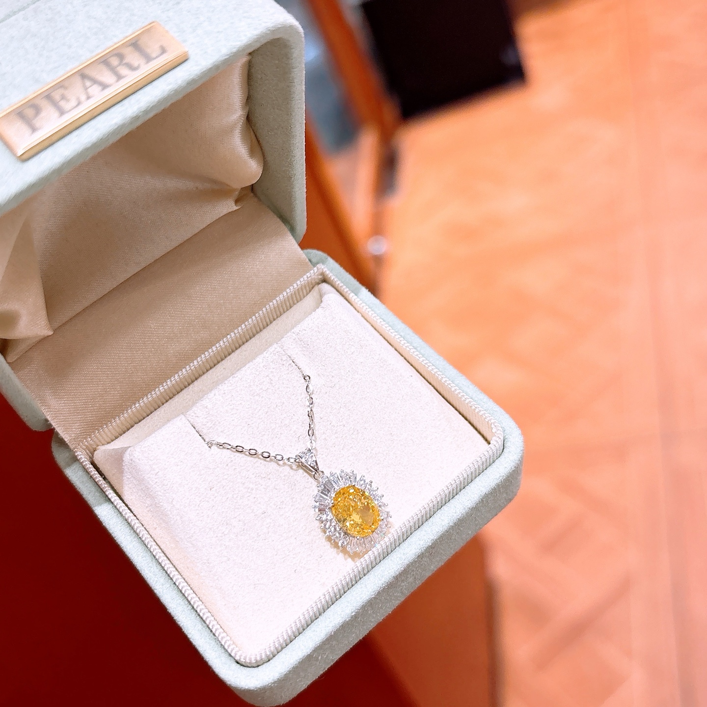 アーティスティック高品質シルバーハイカーボンダイヤネックレスシルバー 晩餐会