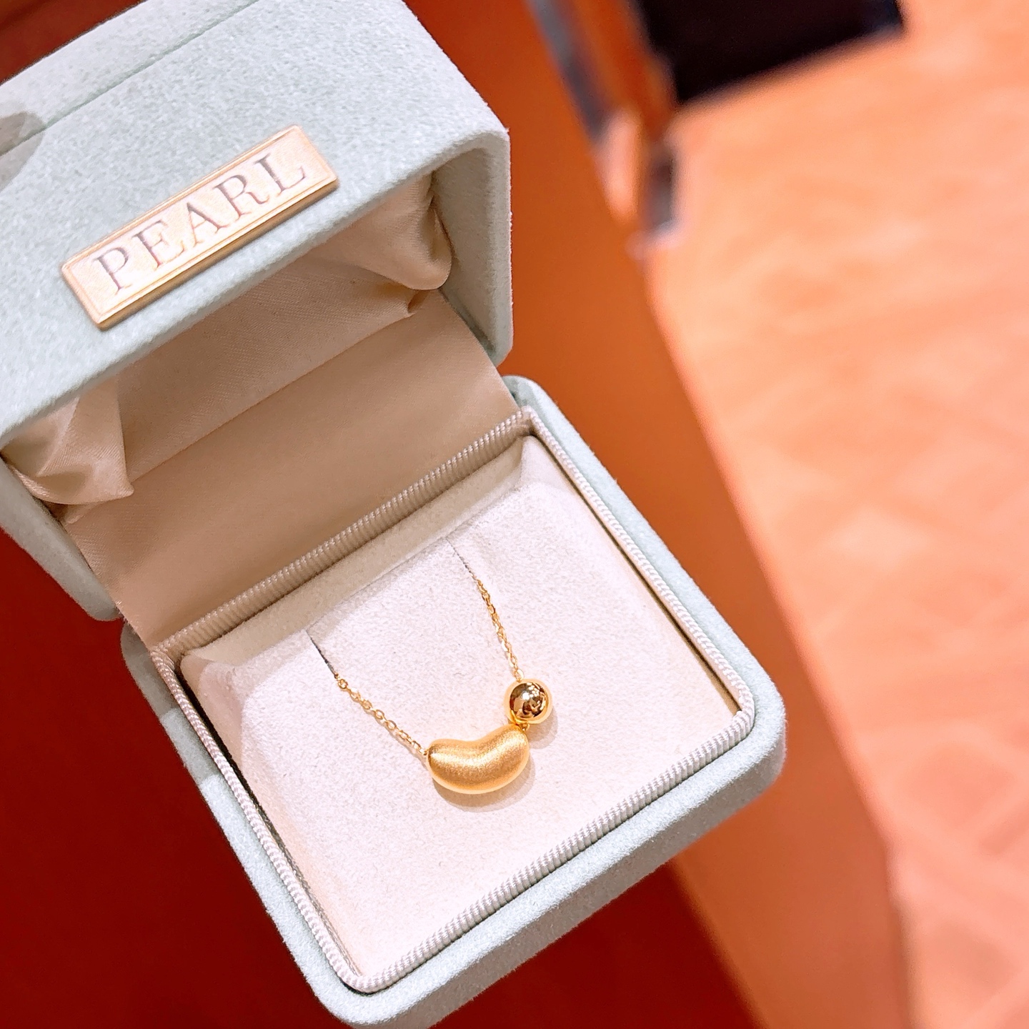 知性的高品質シルバーネックレスゴールド バレンタインデー