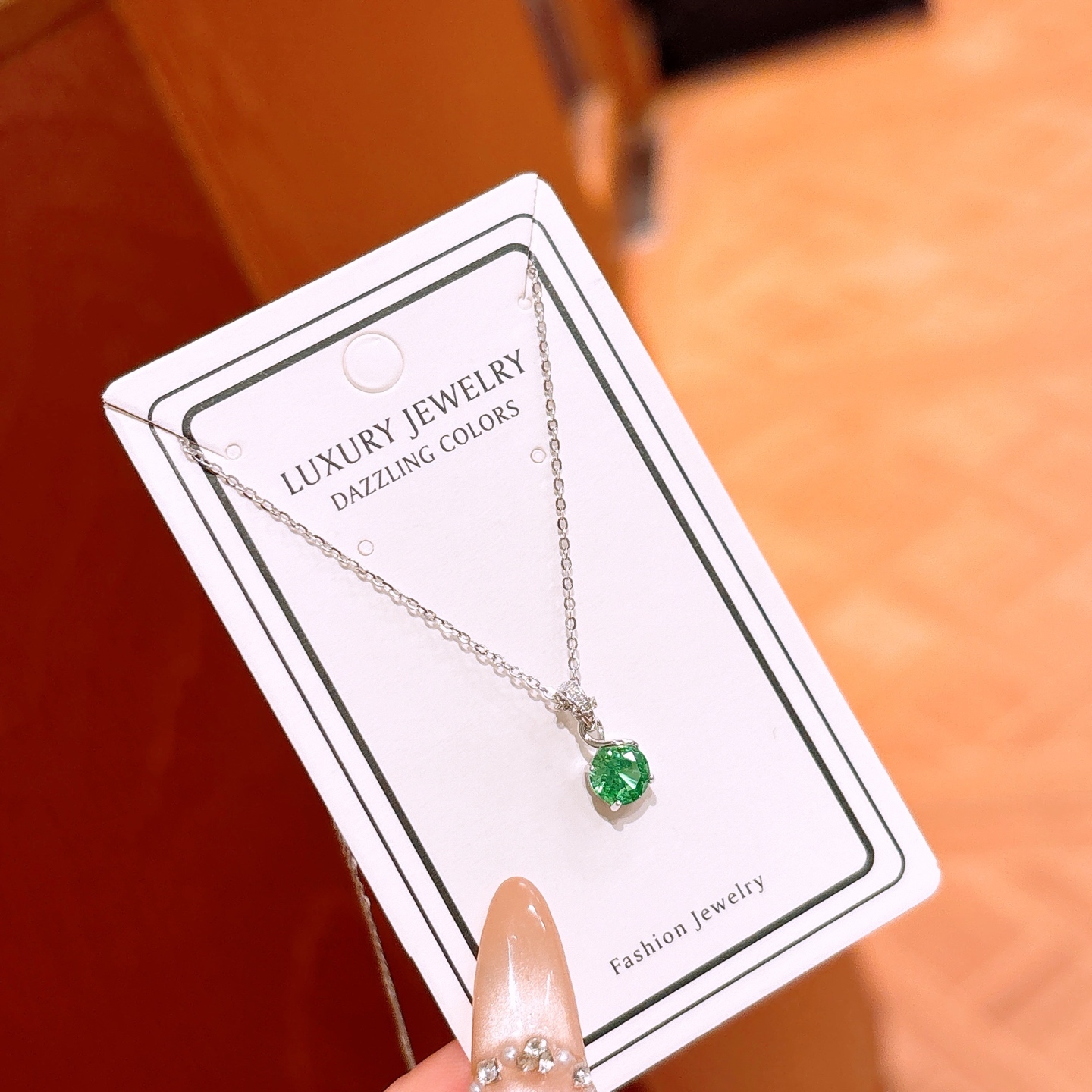 Solid Silver High Carbon Diamond Necklace Ethereal Bestie Gift Gold