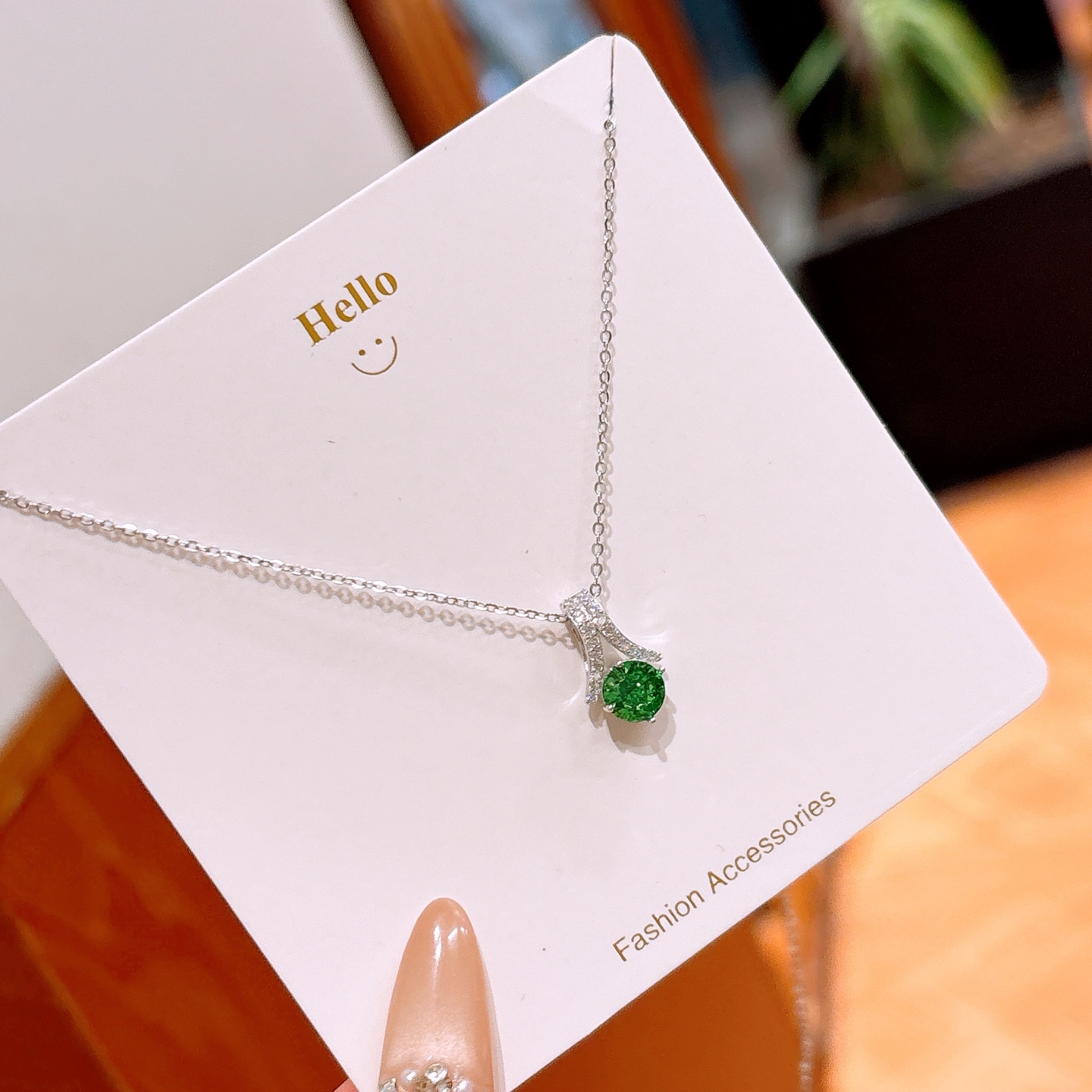 925 Silver High Carbon Diamond Necklace Lively Date Night Silver